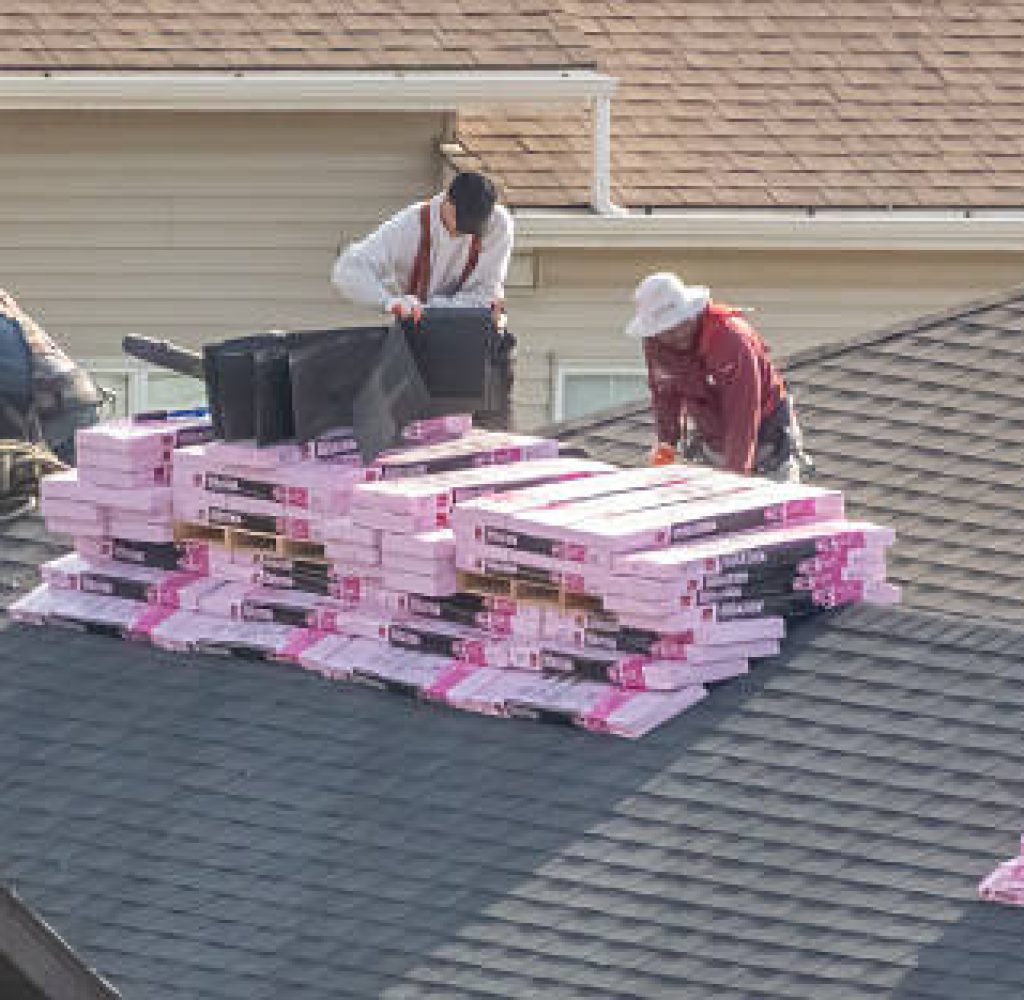 Licensed Roofing Company Pinnacle Roofing Partners evaluating roof for leaks